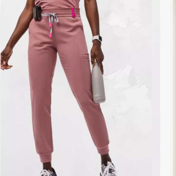 Figs Lesage Jogger Scrub Pants Mauve XS - Picture 1 of 14